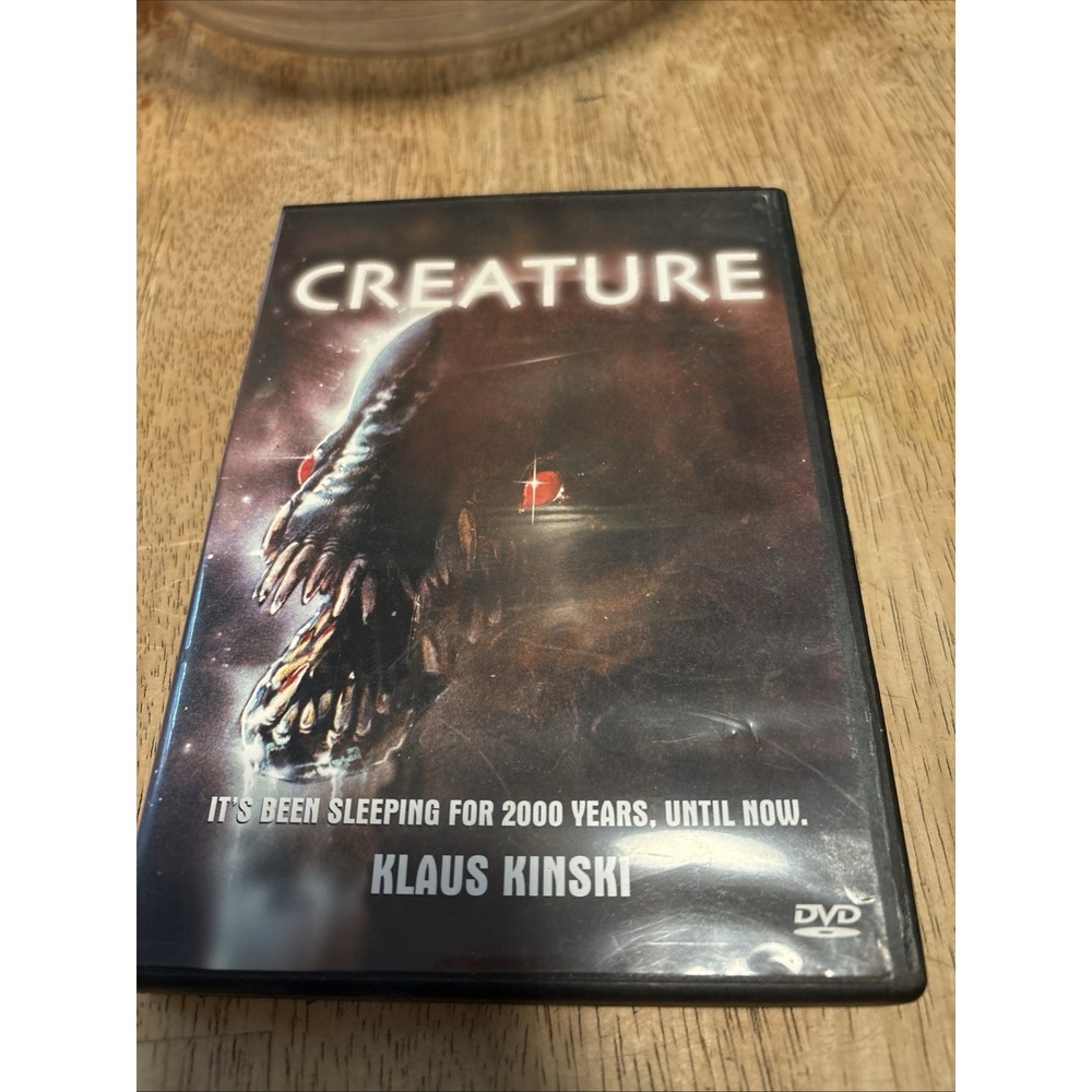 Creature DVD 1985 Horror Movie Klaus Kinski William Malone Sci-Fi Cult Classic